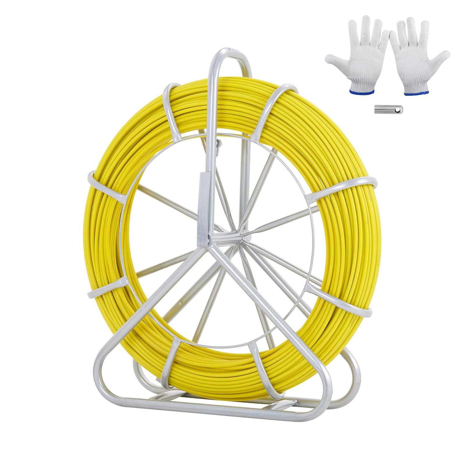 VEVOR Fish Tape Fiberglass Duct Rodder Wire Puller Cable Running - Zenithce
