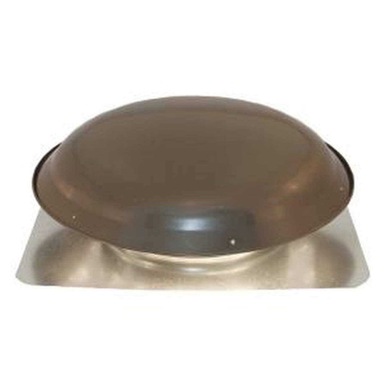 Maxx Air Ventamatic VX25 Blkups Static Galvanized Steel Dome Flange Roof Vent Black - Zenithce
