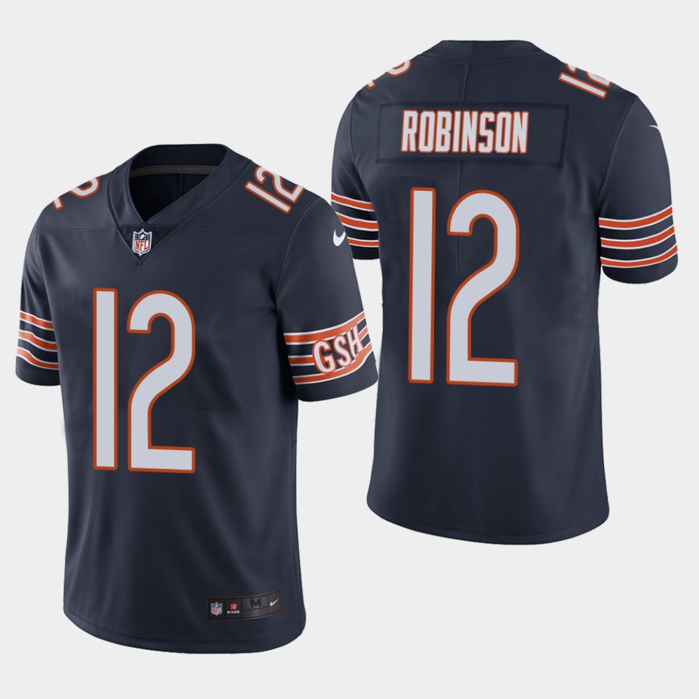 Chicago Bears#12 Allen Robinson Navy Blue Vapor Untouchable Limited Stitched Jersey - Zenithce