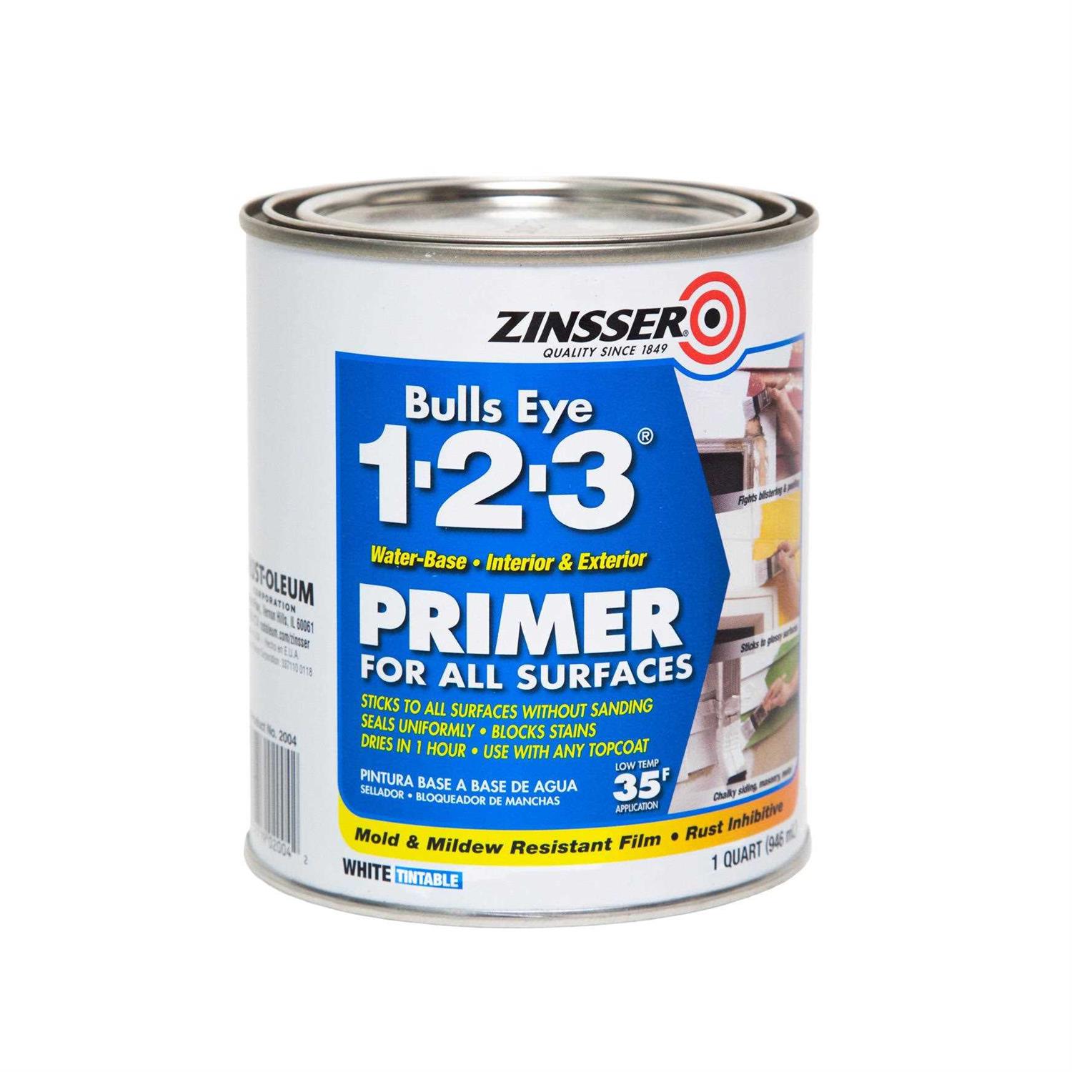 Zinsser Bulls Eye 1-2-3 Primer - Zenithce