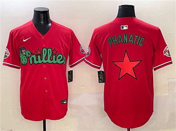 Philadelphia Phillies Red Phanatic Limited Stitched Jersey - Zenithce