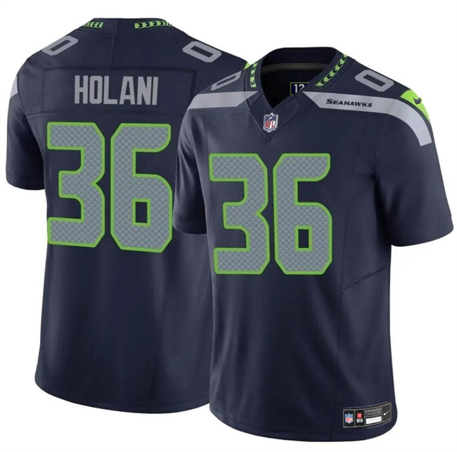 Seattle Seahawks #36 George Holani Navy F.U.S.E Vapor Limited Stitched Jersey - Zenithce