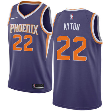 Phoenix Suns #22 Deandre Ayton Purple Swingman Icon Edition Jersey - Zenithce