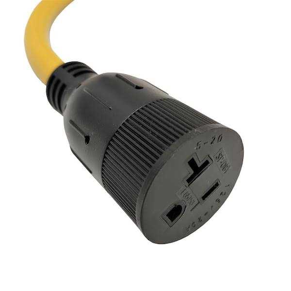 parkworld STOW 12/4 20 Amp 125/250-Volt Generator Twist Lock NEMA L14-20 Extension Cord - Zenithce