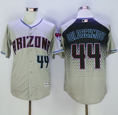 Diamondbacks #44 Paul Goldschmidt Gray Capri New Cool Base Stitched Jersey - Zenithce