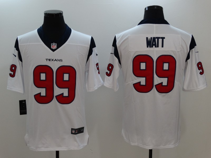 Houston Texans #99 J.J. Watt Nike White Vapor Untouchable Limited Stitched Jersey - Zenithce