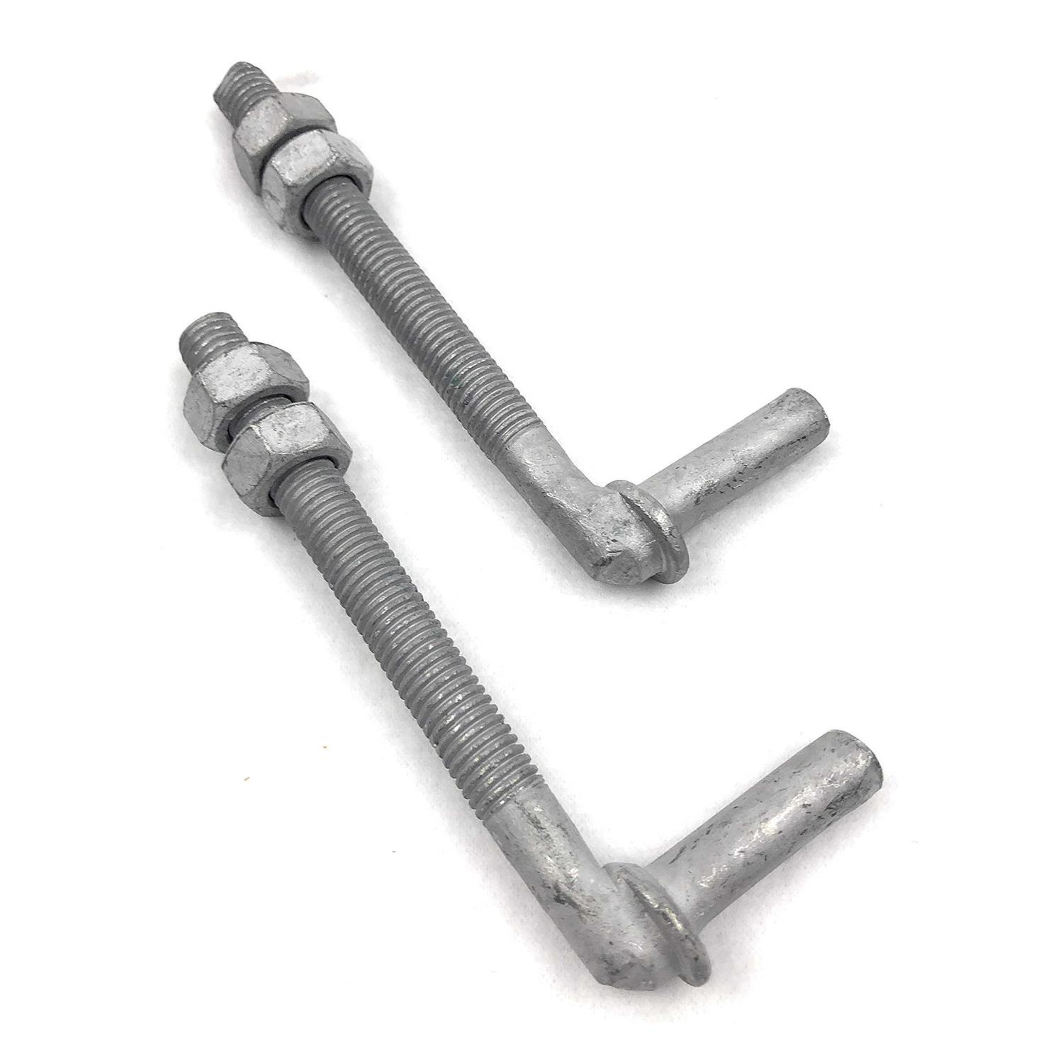 FenceSmart4U chain link fence end rail clamps with bolts & nuts 1-7/8 x 1-3/8 - Zenithce