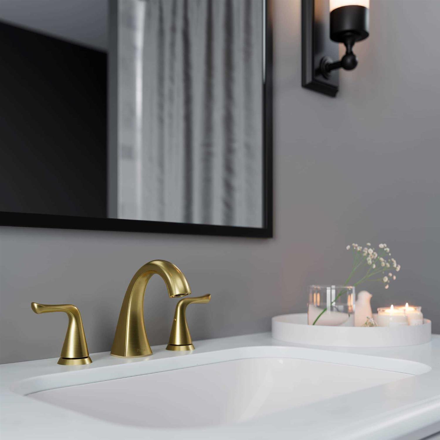 Pfister Willa 8 in. Widespread 2-Handle Bathroom Faucet in Spot Defense - Zenithce