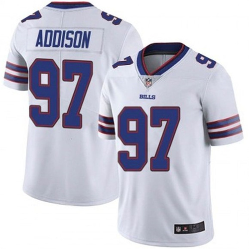 Buffalo Bills #97 Mario Addison White Vapor Untouchable Limited Stitched Jersey - Zenithce