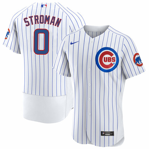 Chicago Cubs #0 Marcus Stroman White Flex Base Stitched Jersey - Zenithce