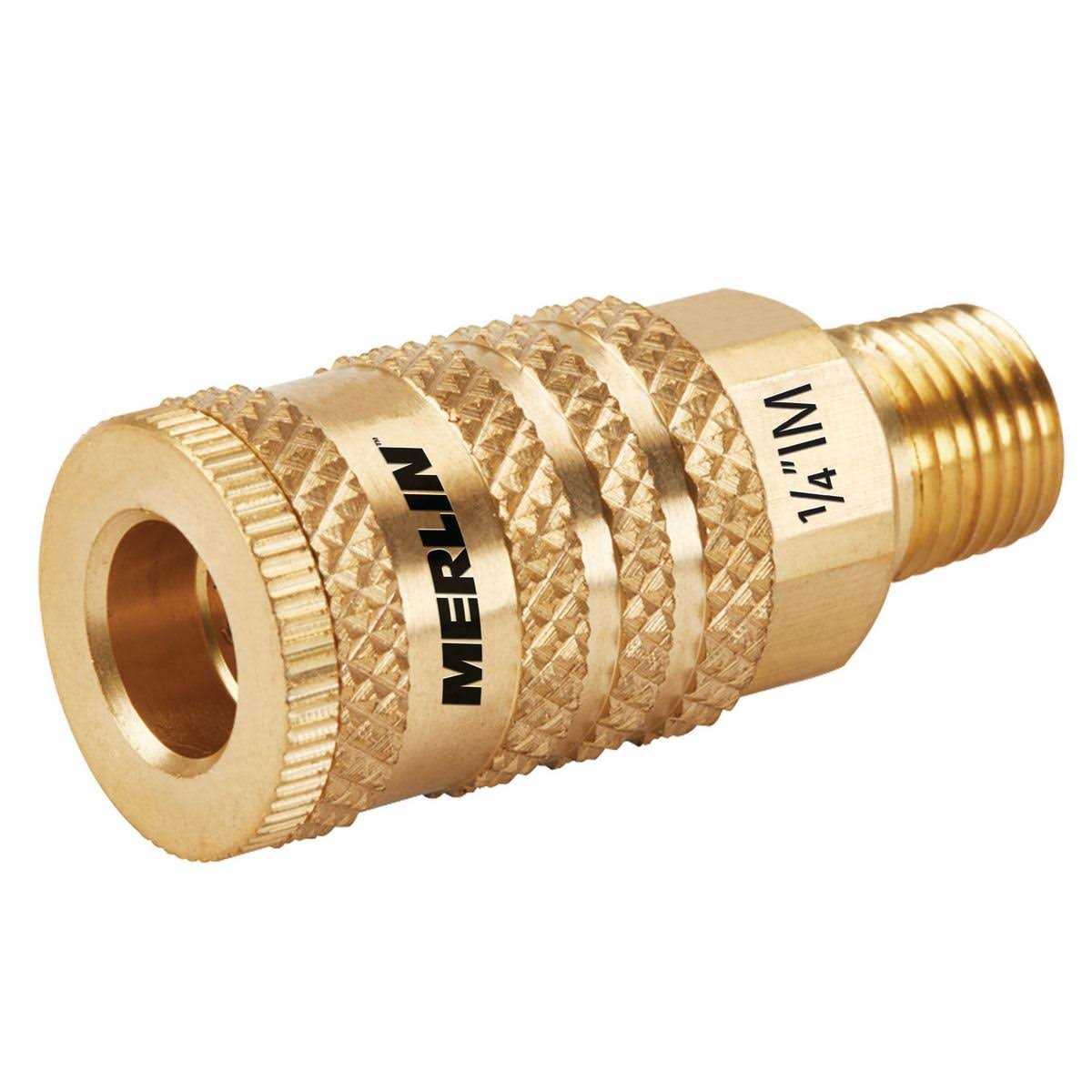 Merlin 1/4 in. Female Steel Industrial Plug - Zenithce