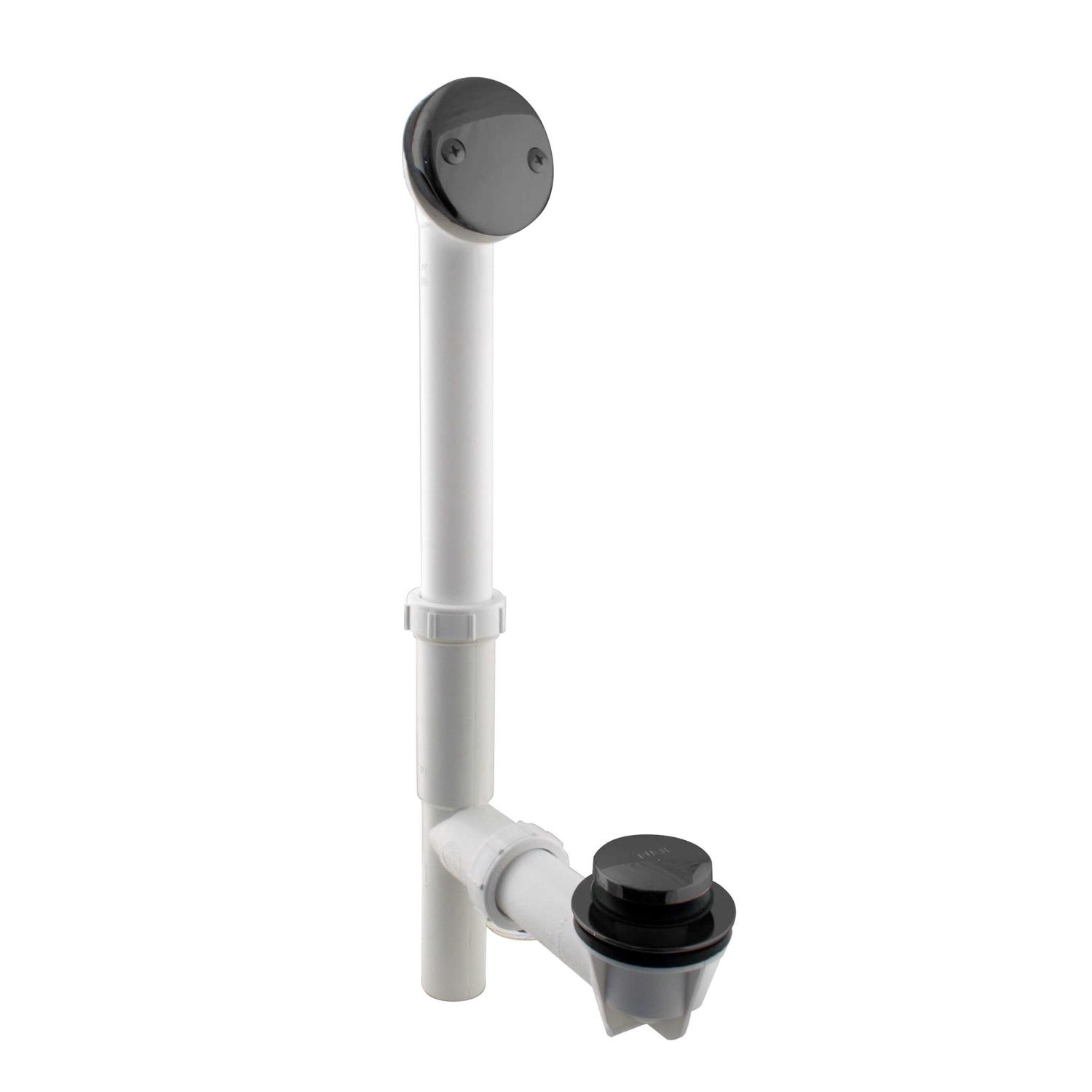 Westbrass 1-1/2 White Tubular Waste Tip-Toe Drain 593244 - Zenithce
