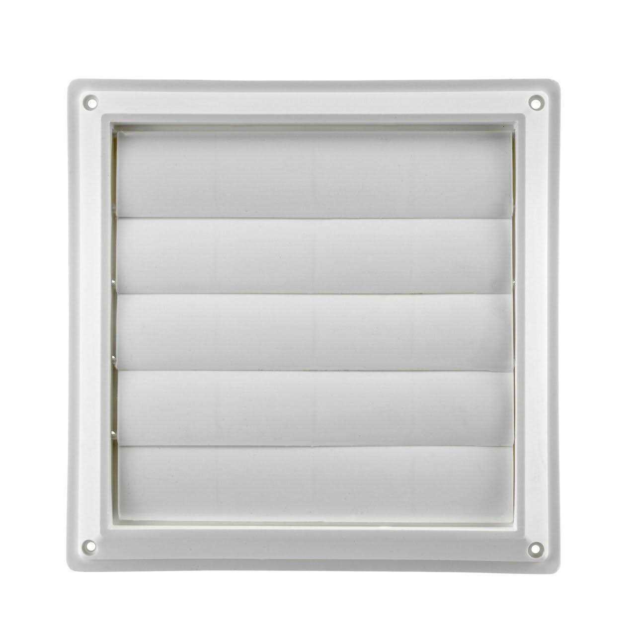 Lambro 604W 4 in. White Air Intake Vent - Zenithce