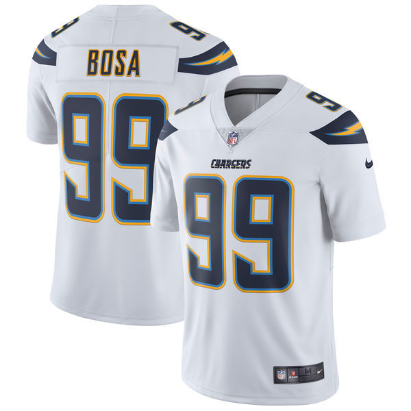 Los Angeles Chargers #99 Joey Bosa Nike White Vapor Untouchable Limited Stitched Jersey - Zenithce