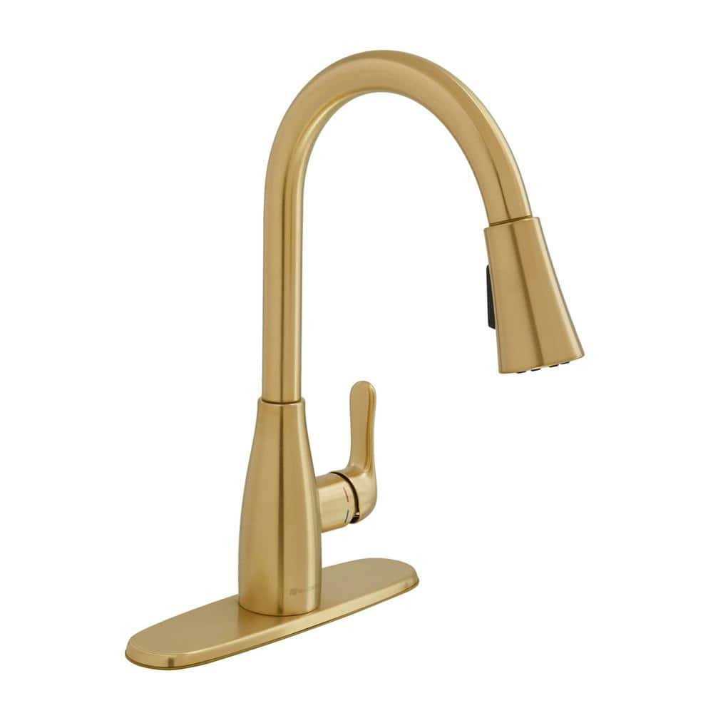 Glacier Bay McKenna Single-Handle Pull Down Sprayer Kitchen Faucet - Zenithce
