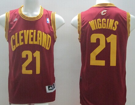 Cleveland Cavaliers #21 Andrew Wiggins Red Swingman Jersey - Zenithce