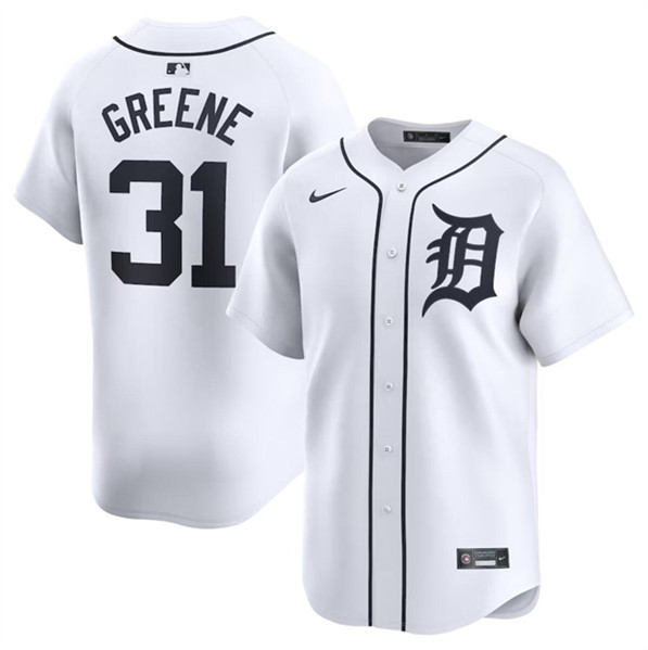 Detroit Tigers #31 Riley Greene White 2024 Home Limited Stitched Jersey - Zenithce