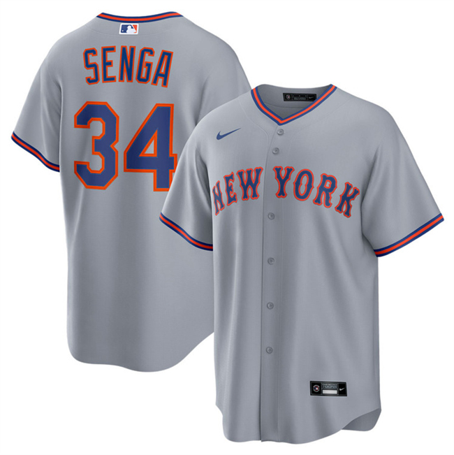 New York Mets #34 Kodai Senga Gray 2025 Limited Stitched Jersey - Zenithce