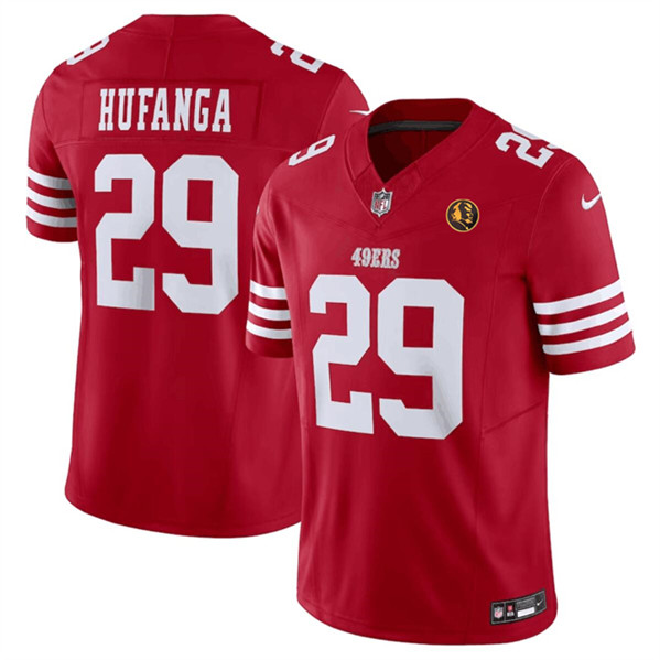 San Francisco 49ers #29 Talanoa Hufanga Red 2023 F.U.S.E. With John Madden Patch Vapor Limited Stitched Jersey - Zenithce
