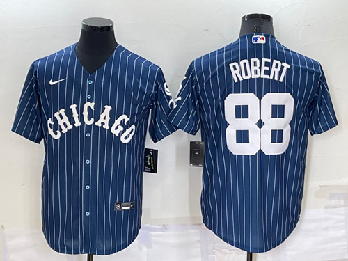 Chicago White Sox #88 Luis Robert Navy Cool Base Stitched Jersey - Zenithce