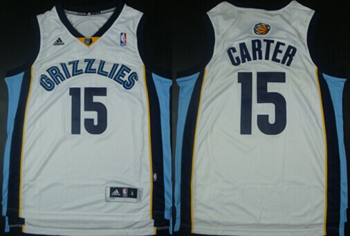 Memphis Grizzlies #15 Vince Carter Revolution 30 Swingman White Jersey - Zenithce