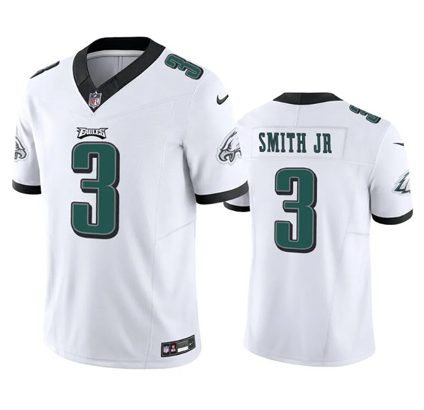Philadelphia Eagles #3 Nolan Smith JR White 2023 F.U.S.E. Vapor Untouchable Stitched Jersey - Zenithce