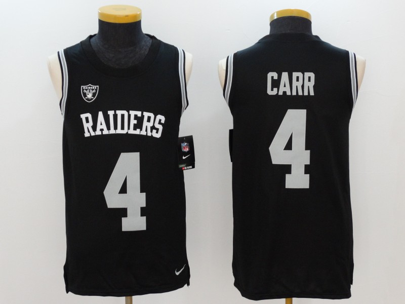 Raiders #4 Derek Carr Black Vapor Untouchable Player Limited Jersey - Zenithce