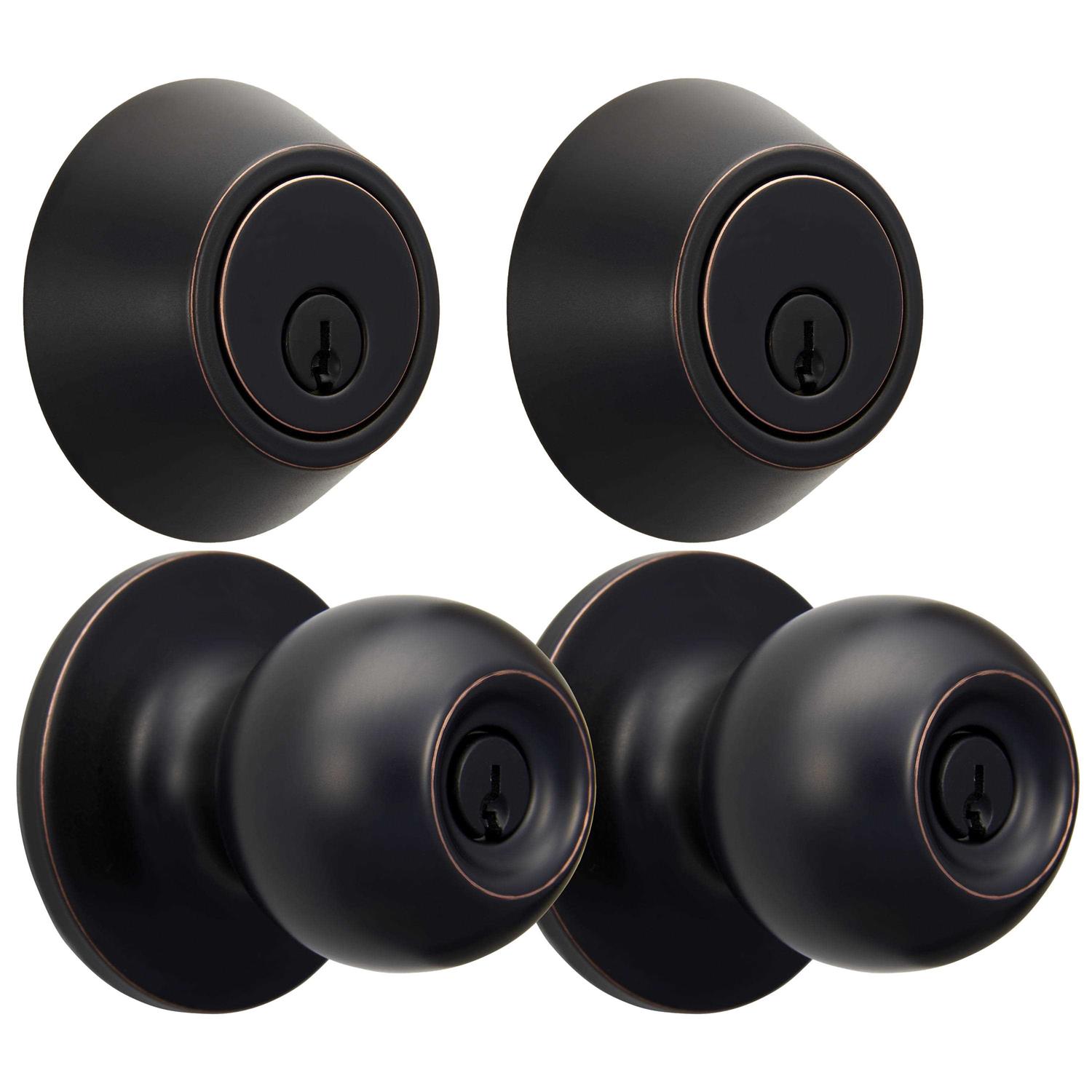 Hyper Tough Keyed Entry Ball Doorknob - Zenithce