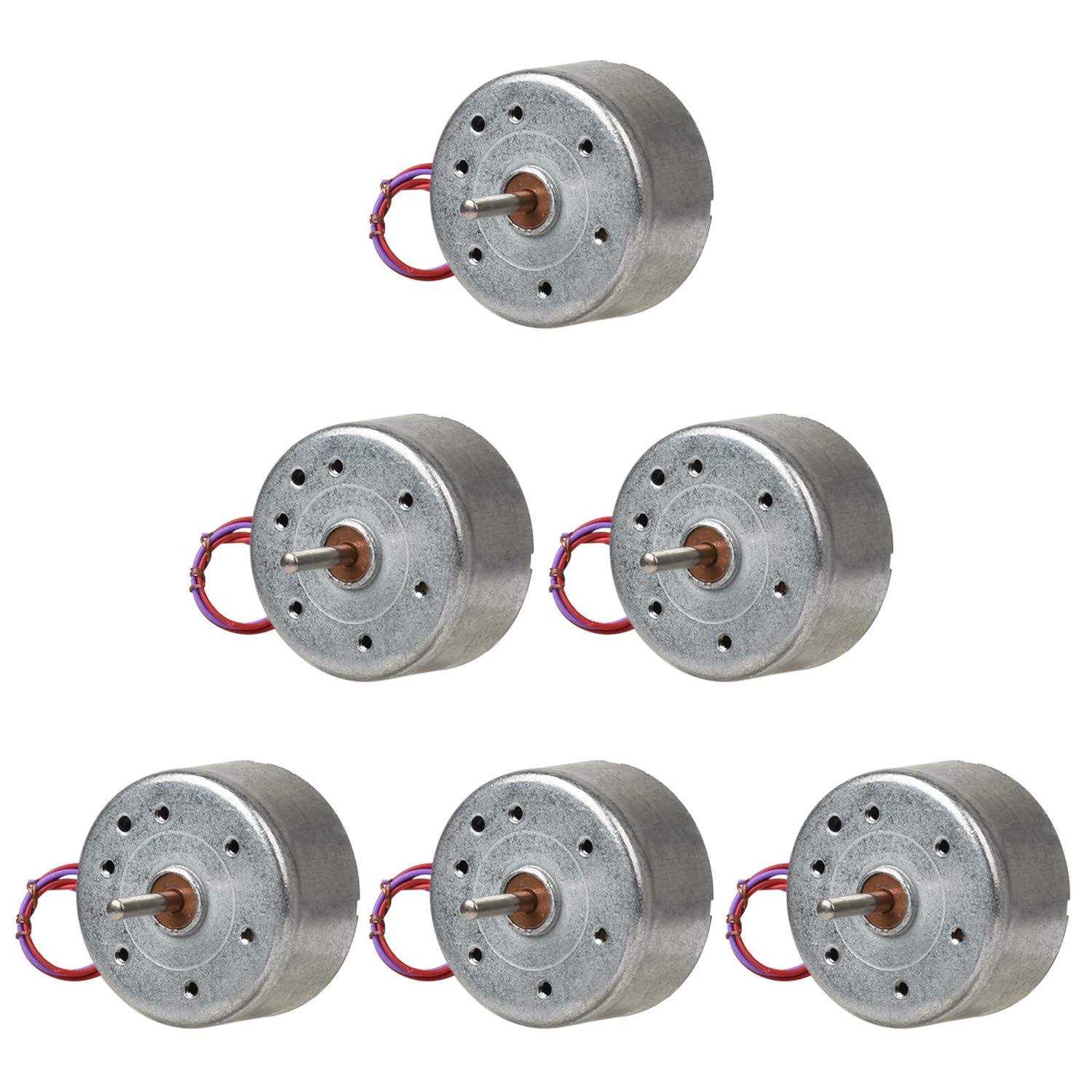 Topoox 6 Pack DC 1.5-3v 15000rpm Mini Electric Motor for DIY Toys - Zenithce