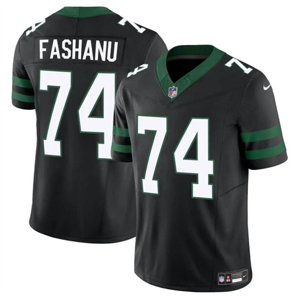 New York Jets #74 Olu Fashanu Black 2024 F.U.S.E. Vapor Untouchable Limited Stitched Jersey - Zenithce