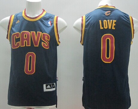 Cleveland Cavaliers #0 Kevin Love Revolution 30 Swingman Navy Blue Jersey - Zenithce