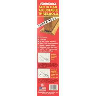 Randall Oak 1 Overlap Edge Floor Transition 4 1/8 Wide - Zenithce