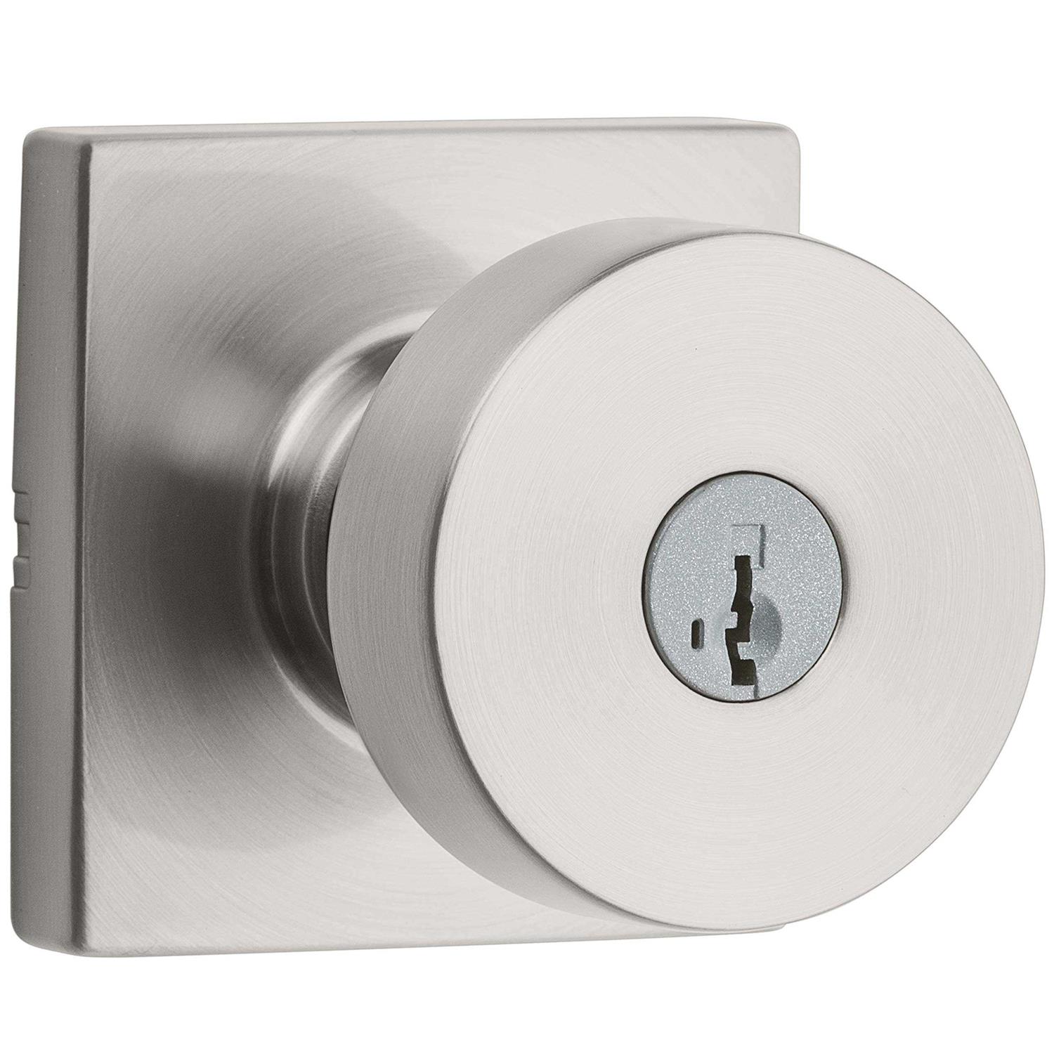Kwikset 730SALSQT-514 Singapore Privacy Door Lever with Square Rose - Zenithce