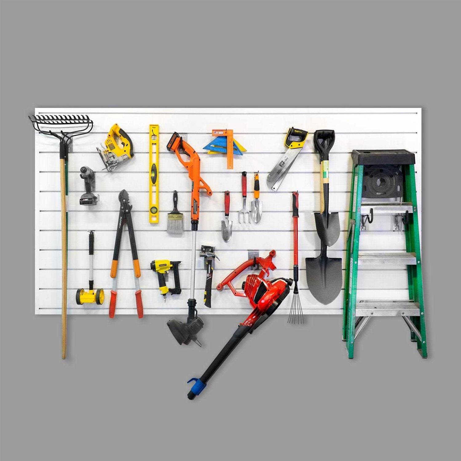 Proslat PVC Slatwall 8 ft. x 4 ft - Zenithce