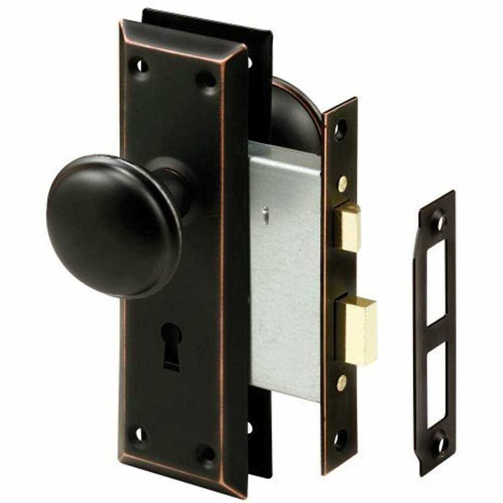 Prime-Line Security Oil Rubbed Bronze Mortise Lockset 1-3/4 - Zenithce