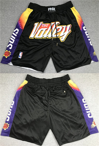 Phoenix Suns Black Shorts (Run Small) - Zenithce