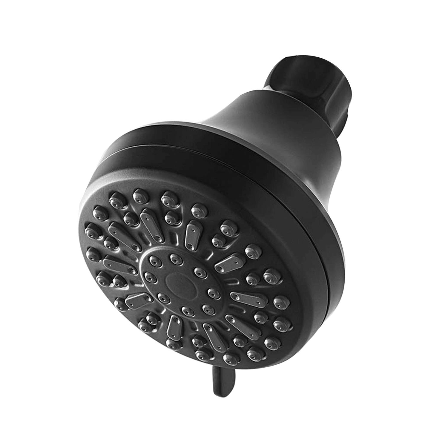 Mainstays 6-Setting Large Chrome Shower Head Face with Rub-Clean Nozzles - Zenithce
