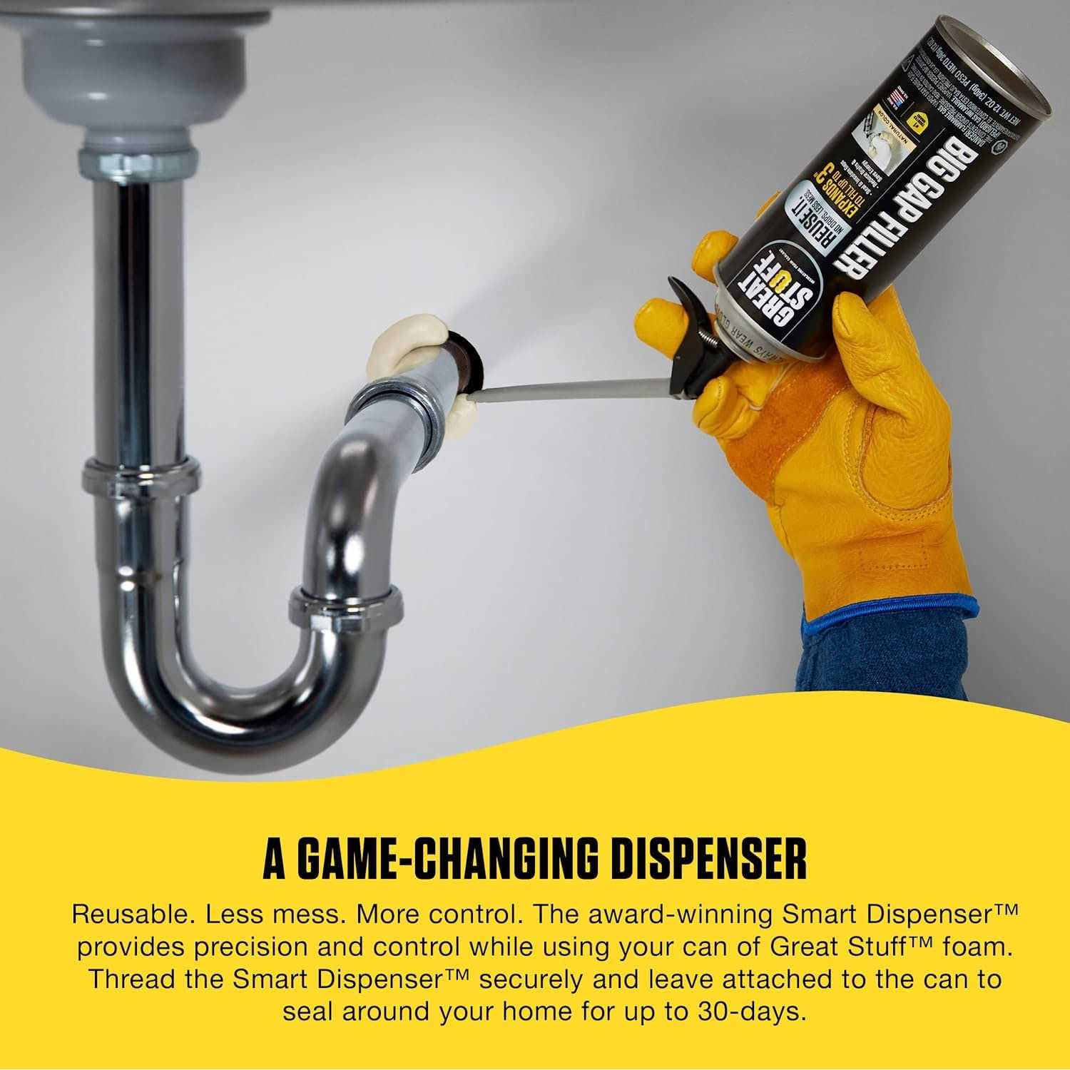 Great Stuff Insulation/Expanding Foam Big Gap Filler Smart Dispenser - Zenithce