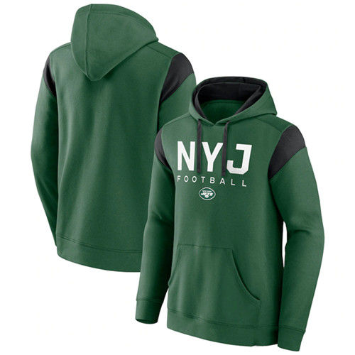 New York Jets Green Call The Shot Pullover Hoodie - Zenithce