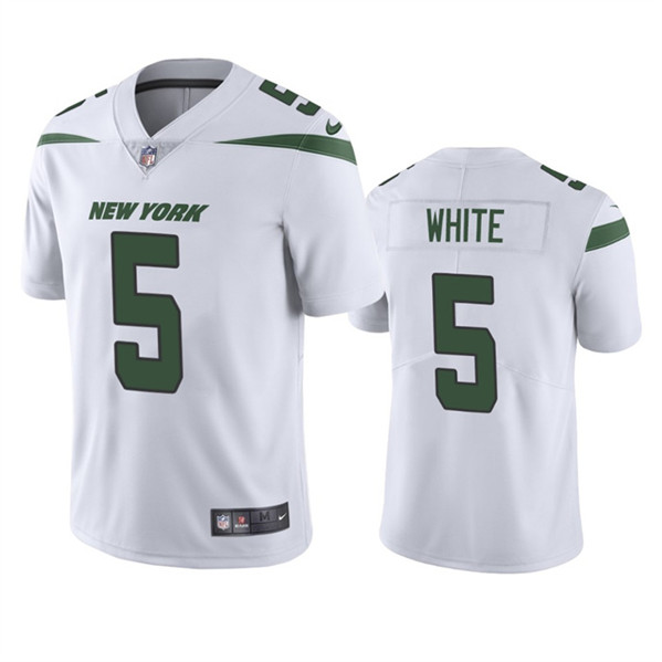 New York Jets #5 Mike White White Vapor Untouchable Limited Stitched Jersey - Zenithce