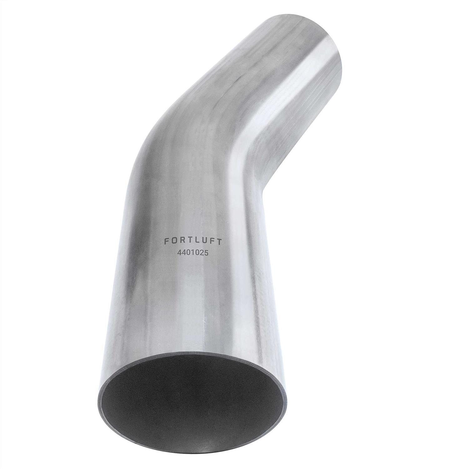 Fortluft Universal Mandrel Exhaust Bend Pipe Degree Stainless Steel - Zenithce