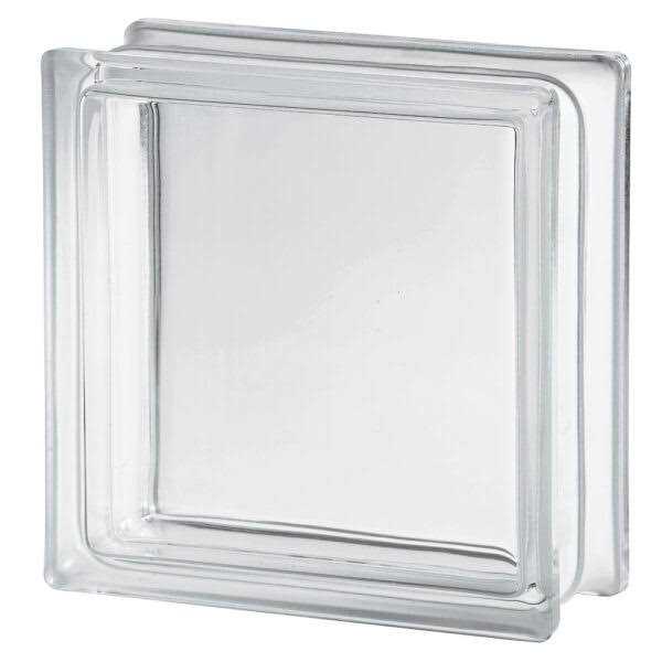 Quality Glass Block 6 x 8 x 3 Ice Glass Block - Zenithce