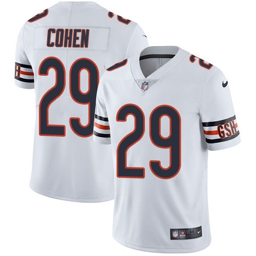 Chicago Bears#29 Tarik Cohen White Vapor Untouchable Limited Stitched Jersey - Zenithce