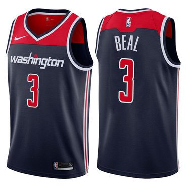 Washington Wizard #3 Bradley Beal Navy Swingman Jersey - Zenithce