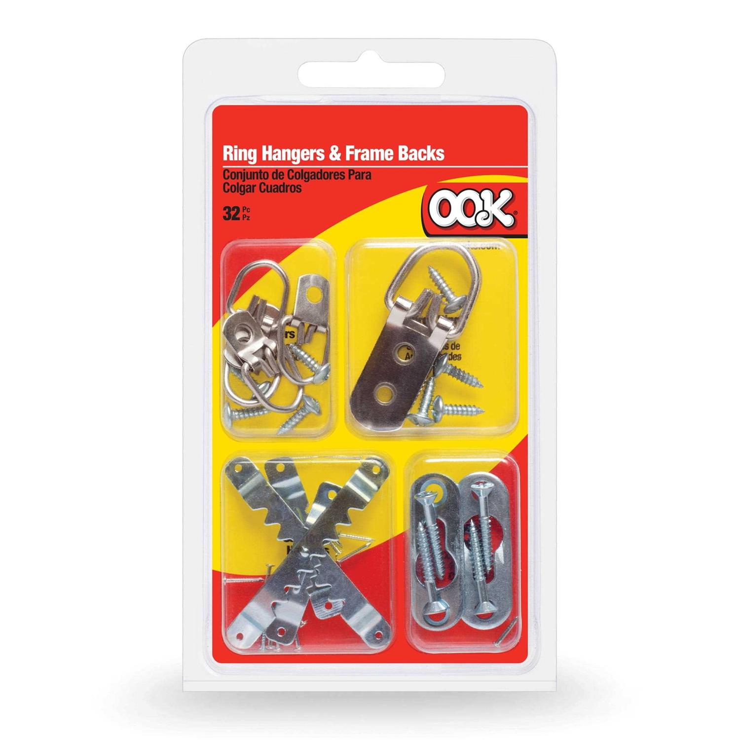 Ook Zinc Finish Steel D-Ring Hanger - Zenithce