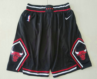 Chicago Bulls Black 2019 Swingman Stitched Shorts - Zenithce