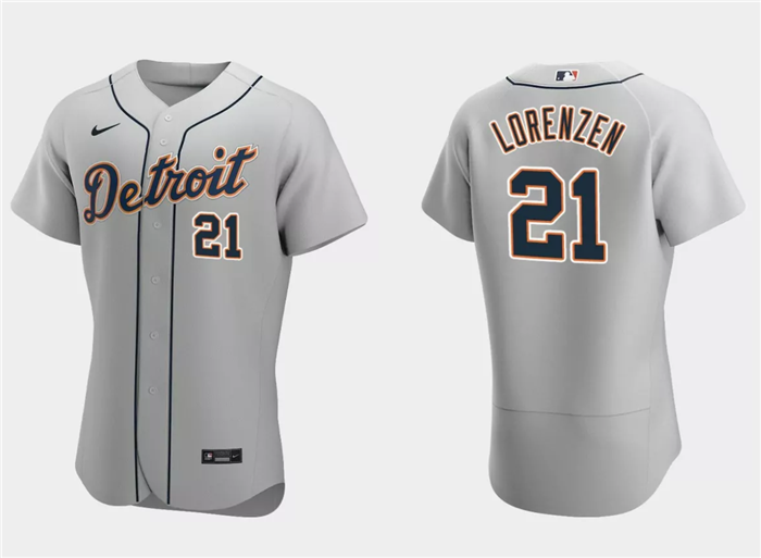 Detroit Tigers #21 Michael Lorenzen Gray Flex Base Stitched Jersey - Zenithce