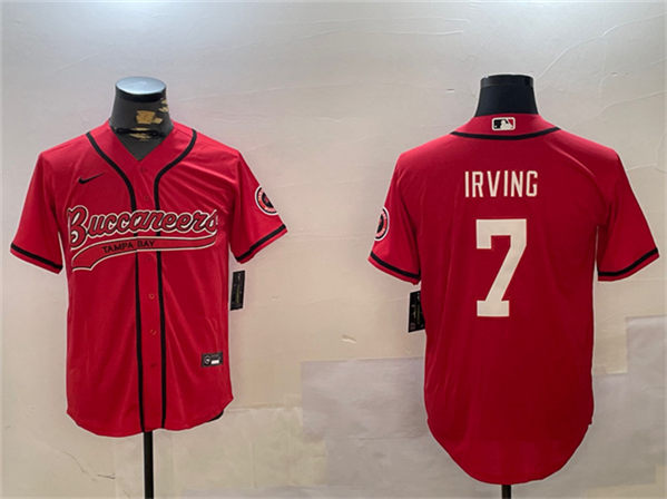 Tampa Bay Buccaneers #7 Bucky Irving Red Cool Base Stitched Jersey - Zenithce