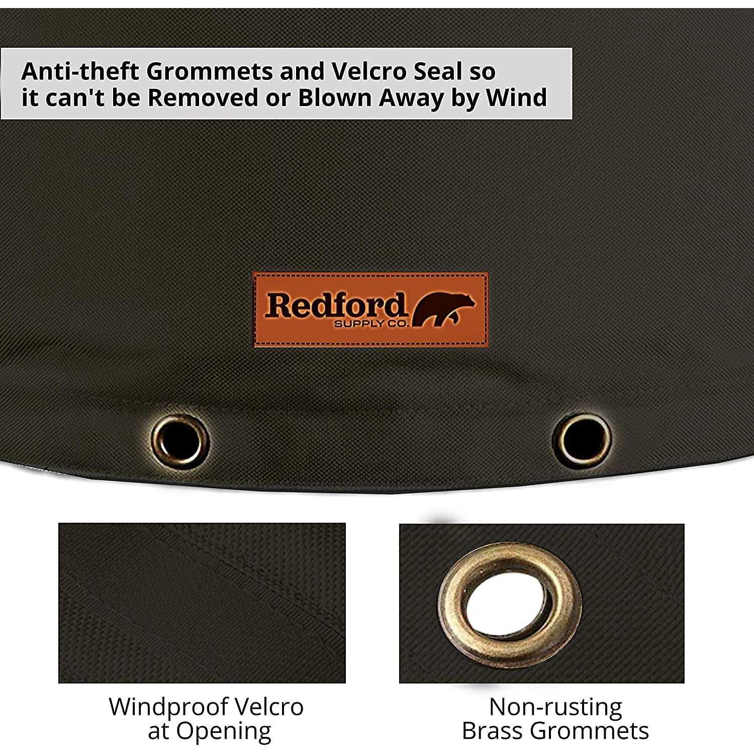 Redford Supply Co. Cold Snap Double Wall Cotton Backflow Preventer Insulation Cover - Zenithce