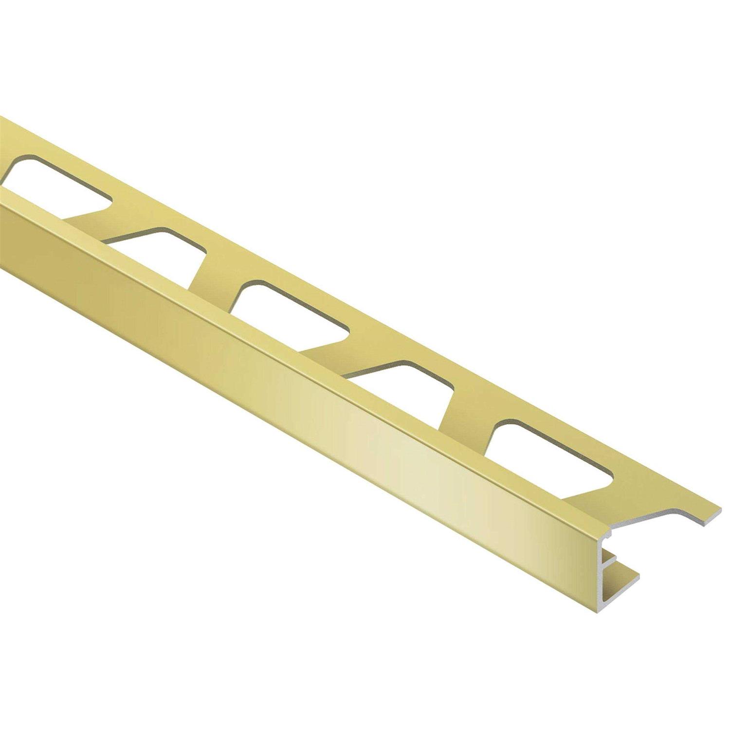Schluter Jolly Edge Trim 3/8in. Aluminum Matte White - Zenithce